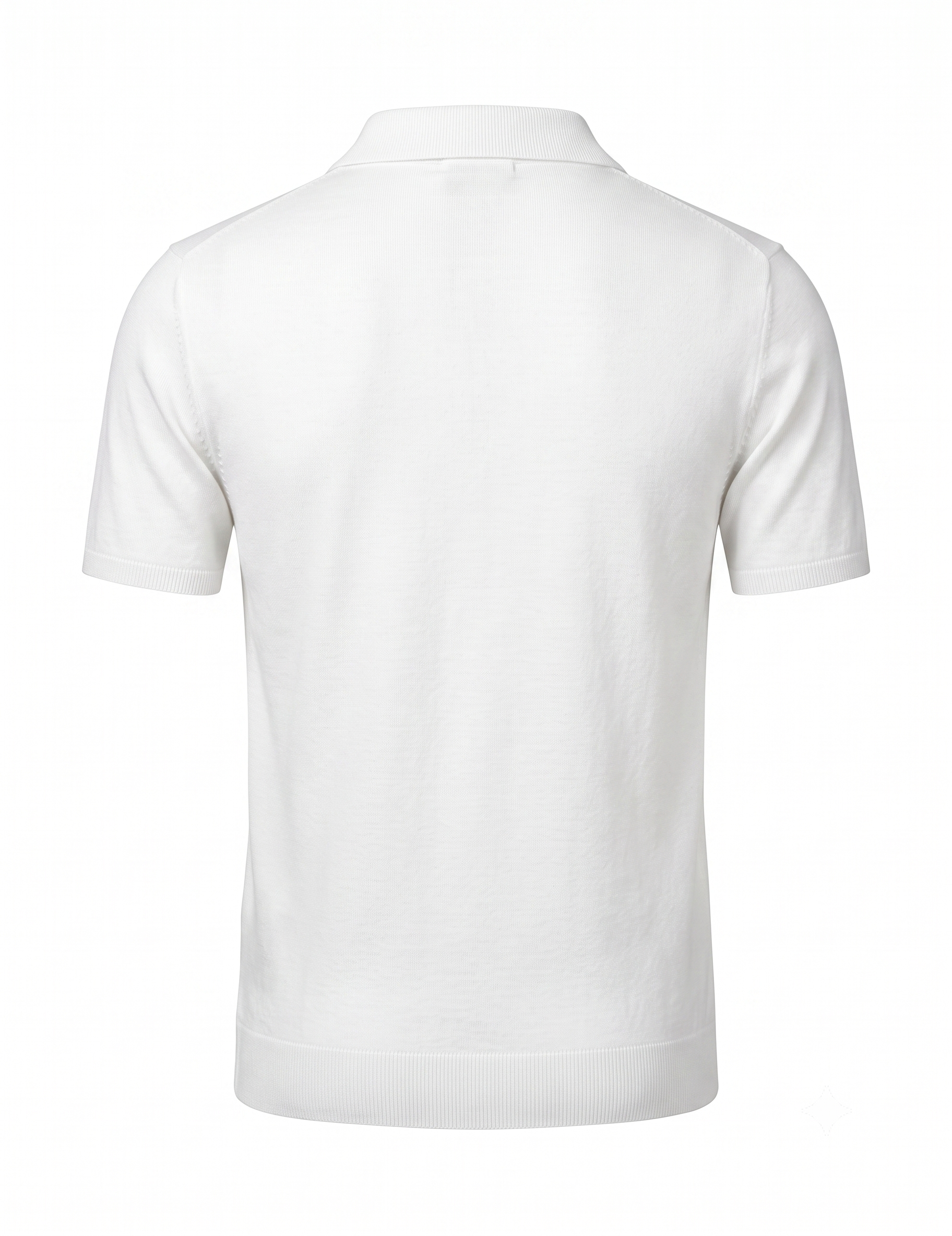 The Regent V-Notch Fine-Knit Polo